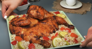 Nejlepší recept na pečené kuře, jaký jsem vyzkoušela – Připravte si jej v troubě najednou se zeleninovou rýží a omáčkou
