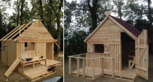 Zázrak z palet! Postavil úžasný domeček během pár hodin
