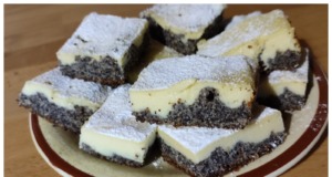 Snadný recept na víkend! Výjimečný makovo-pudinkový koláč: Rychlá příprava, božská chuť