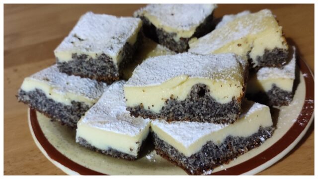 makovo-pudinkový koláč