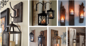 Jednoduchý způsob, jak rozzářit váš domov: 20+ nástěnných svícnových dekorací!