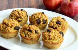Zdravé mlsání – Jablečné muffiny z ovesných vloček BEZ cukru a mouky!