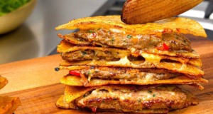 Recept na vynikající domácí quesadillu z mletého hovězího masa!