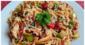 Recept na kuřecí směs se zeleninou a nudlemi