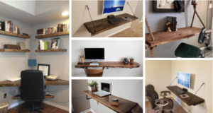 Pracovní stůl, který vám ušetří spoustu místa: Inspirace na minimalistický design!