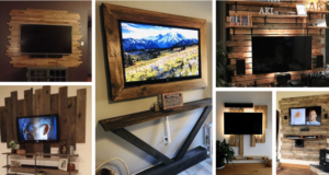 Inspirace na elegantní a přírodní pozadí za vaší TV: Využijte dřevo!