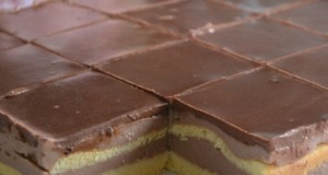 Snadný a rychlý recept na výborný čokoládový zákusek s vanilkovým krémem