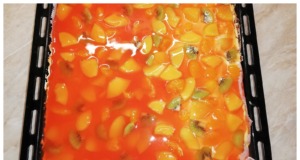 Recept na luxusní želatinové ovocné řezy s krémem ze zakysané smetany