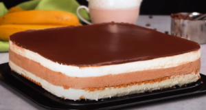 Za pár minut připraven a navíc BEZ pečení – Recept na krémový dezert s oplatkovým základem!