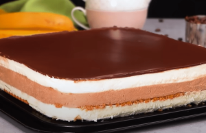 Za pár minut připraven a navíc BEZ pečení – Recept na krémový dezert s oplatkovým základem!
