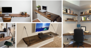 Vkusné a originální inspirace na pracovní stůl – Ušetřete trochu místa!