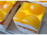 Nepečený meruňkový dort s mascarpone a galaretkou