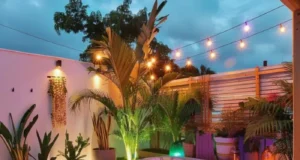 Čarovné nápady na design venkovní vířivky – Design terasy, zastřešení a obklady vířivky