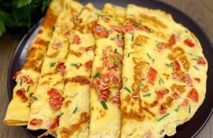 Recept na skvělou vaječnou omeletu se sýrem – Během pár minut připravená!