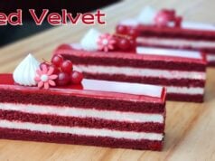 Pohádkový sametový RED VELVET dort s citronovo-tvarohovým krémem a želatinovou polevou - Kouzlo na vašem talíři!