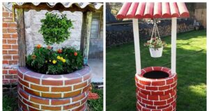 Ze starých pneumatik jsme vytvořili dekorativní studny, které si zvládnete jednoduše vytvořit i vy