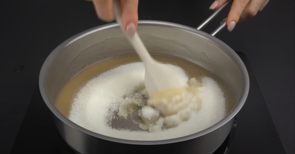 Desert de lapte cu gelatina in doua nuante in cutie - Usor de preparat si fara coacere!