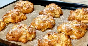 Recept na dokonalé jablečné bochánky s jednoduchou a rychlou přípravou Vyzkoušejte tyhle jablečné bochánky s jednoduchou a rychlou přípravou: Skvěle doplní kávu nebo čaj