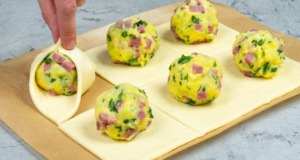 Jednoduchý recept na skvělé bramborové koule zabalené v listovém těstíčku!