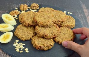 Zdravé mlsání – Oblíbené vločkové sušenky BEZ cukru a mouky!