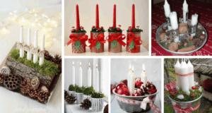 Krásné adventní dekorace z dlouhých svíček – Inspirujte se i vy!