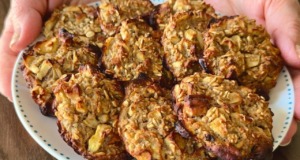 Křupavé ovesné cookies s vlašskými ořechy a jablky – sladká harmonie s vůní vanilky a medu Křupavé ovesné cookies s vlašskými ořechy a jablky – sladká harmonie s vůní vanilky a medu