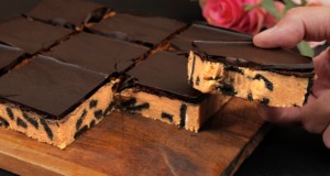 Neodolatelný Oreo sušenkový dezert s čokoládovou polevou – snadno a bez pečení! Sušenkový Oreo dort s čokoládovou polevou - sladké mlsání a bez pečení!