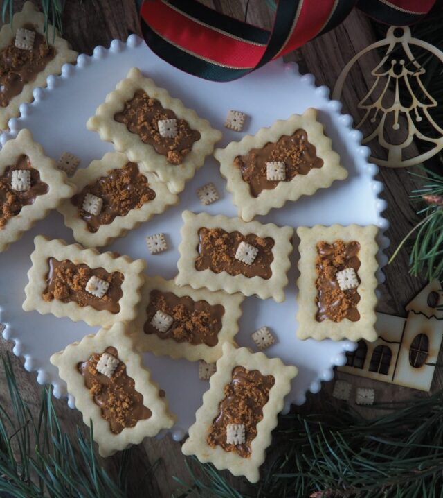 karamelové sušenky s Lotus krémem