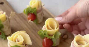 Tortillové růže – elegantní a jednoduché pohoštění na každou oslavu