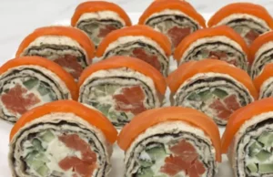 Elegantní sushi závitky s lipií, červenou rybou a okurkou: Příprava 5 minut!