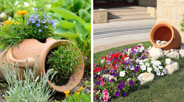 Elegantní a inspirativní výzdoba květinového záhonu s džbánem: 45 nápadů pro krásnou a půvabnou zahradu