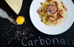 Špagety Carbonara s oravskou slaninou a parmazánovou omáčkou