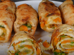 Vyzkoušejte tyto smažené kuřecí závitky plné zeleninky!