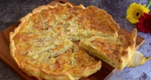 Recept na skvělý hruškový koláč s mandlemi – Snadná a rychlá příprava!