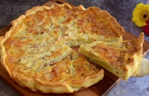 Recept na skvělý hruškový koláč s mandlemi – Snadná a rychlá příprava!