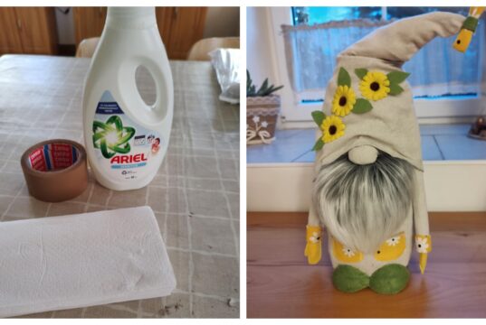 Inspirace na tvoření: Vytvořte si krásného jarního skřítka pomocí plastové nádoby