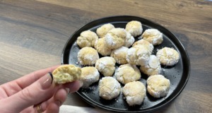 Citronové crinkles – křehké sušenky se svěží chutí