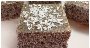 Makovec s kokosem: lehký dezert bez tuku