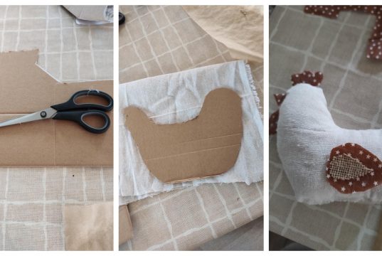 Krásná jarní dekorace: Vytvořte si jednoduše slepičku z kartonu a vaty