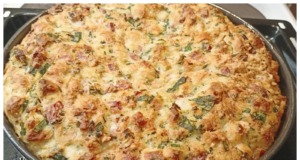 Velikonoční nádivka – tradiční recept s uzeným masem a bylinkami