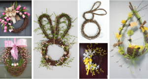 Vyrobte si krásnou jarní dekoraci, kterou si jednoduše můžete pověsit!