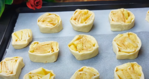 Dokonalé spojení – Recept na skvělé jablečné šneky z listového těsta!