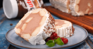 Nepečená piškotová roláda s nutellovým krémem: Rychlý a lahodný dezert bez trouby