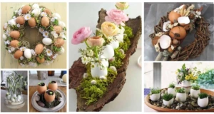 Elegantní jarní dekorace ze skořápek vajíček s něžnými přírodními prvky – Inspirujte se! Elegantní jarní dekorace ze skořápek vajíček s něžnými přírodními prvky - Inspirujte se!