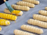 Recept na sýrovo-šunkové tyčinky zabalené v listovém těstíčku!