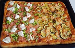 Letní pizza s cuketou, krevetami a lososem: Neodolatelná kombinace chutí