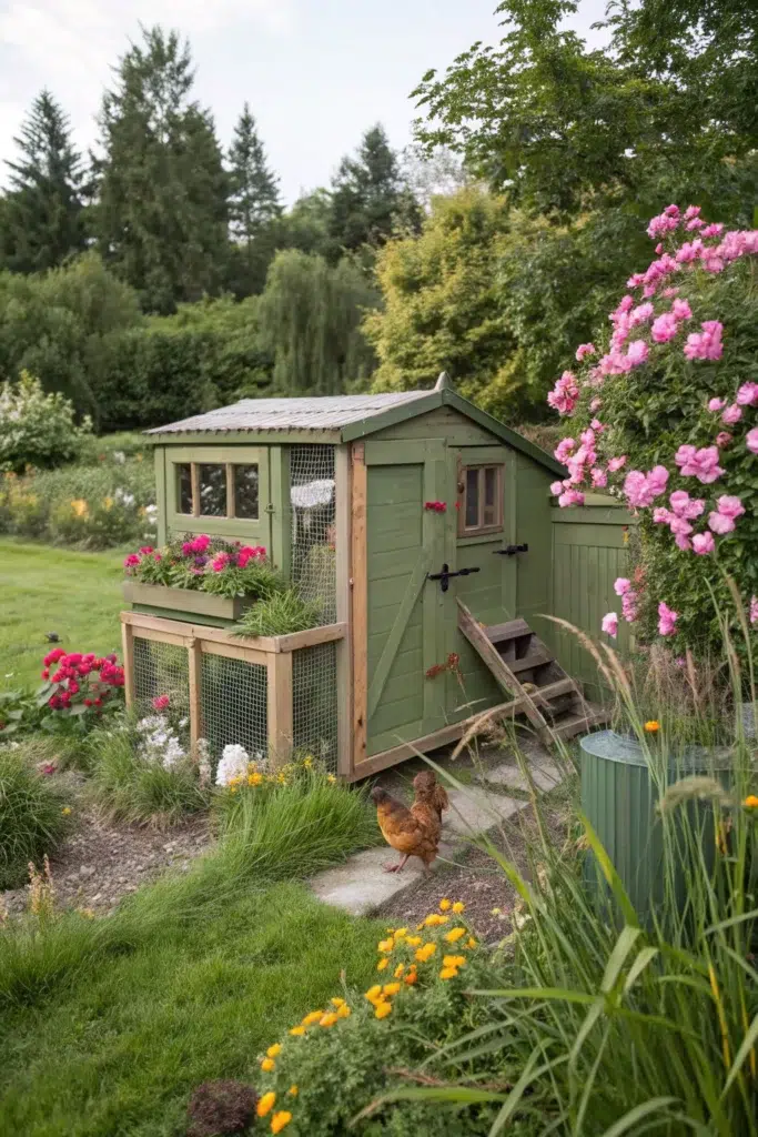 Jedinečné barvy kurníku, které promění vaši zahradu v pohádkové místo