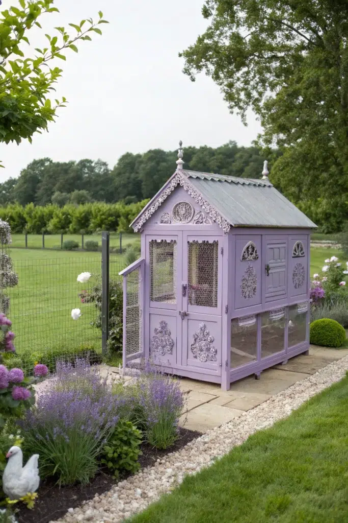 Jedinečné barvy kurníku, které promění vaši zahradu v pohádkové místo