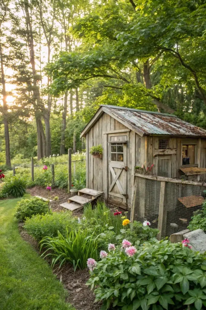 Jedinečné barvy kurníku, které promění vaši zahradu v pohádkové místo