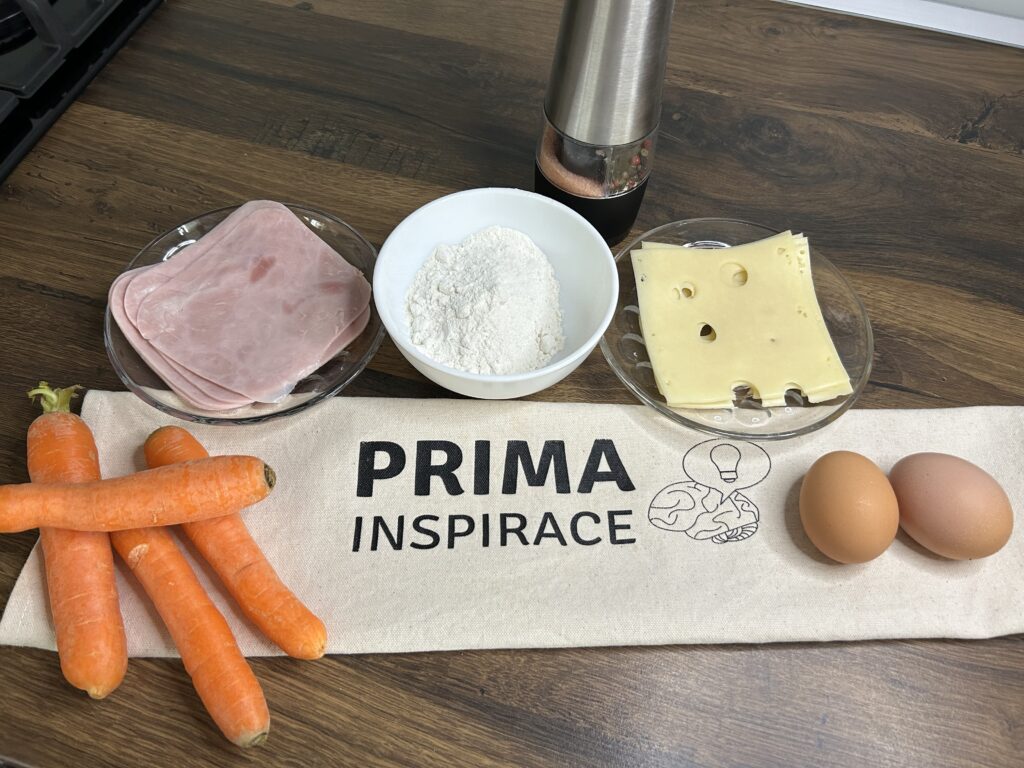 Zapečené mrkvové toasty se šunkou a sýrem - zdravá snídaně i svačina